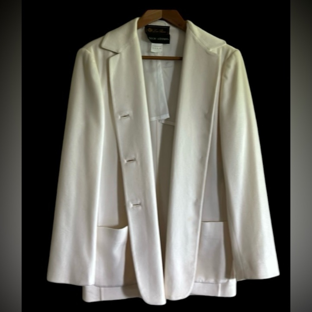 Loro Piana Lustrous Cashmere Open Blazer Made In Italy